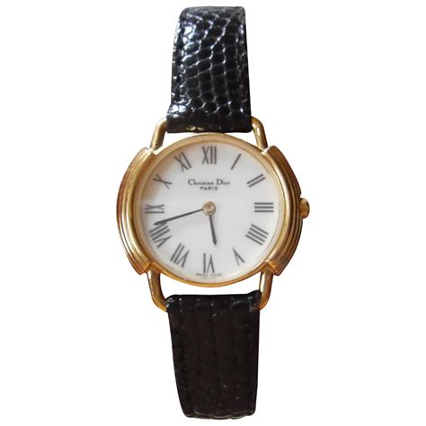 second hand christian dior watches|Christian Dior vintage ladies watch.